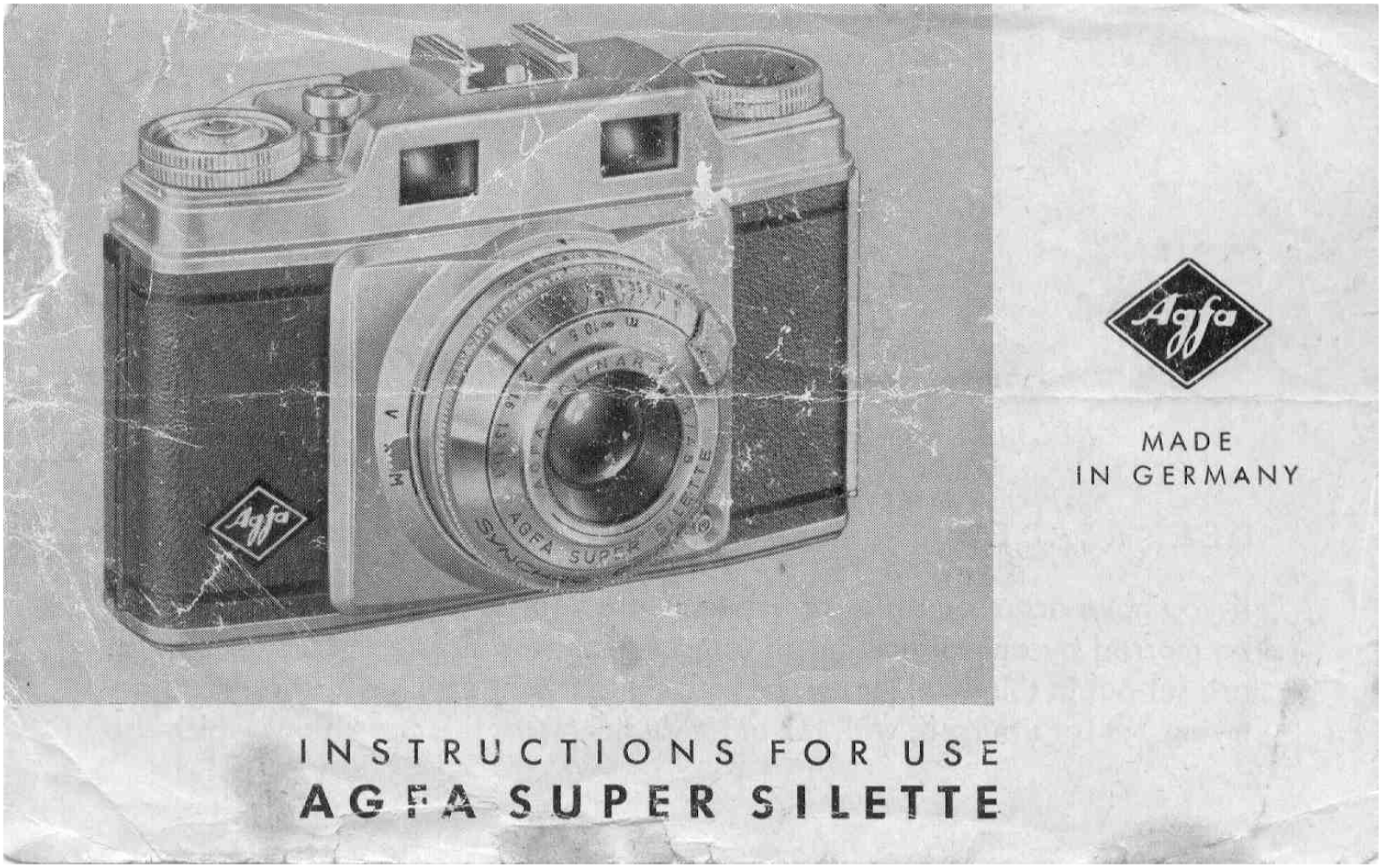 AGFA Super Silette User Manual