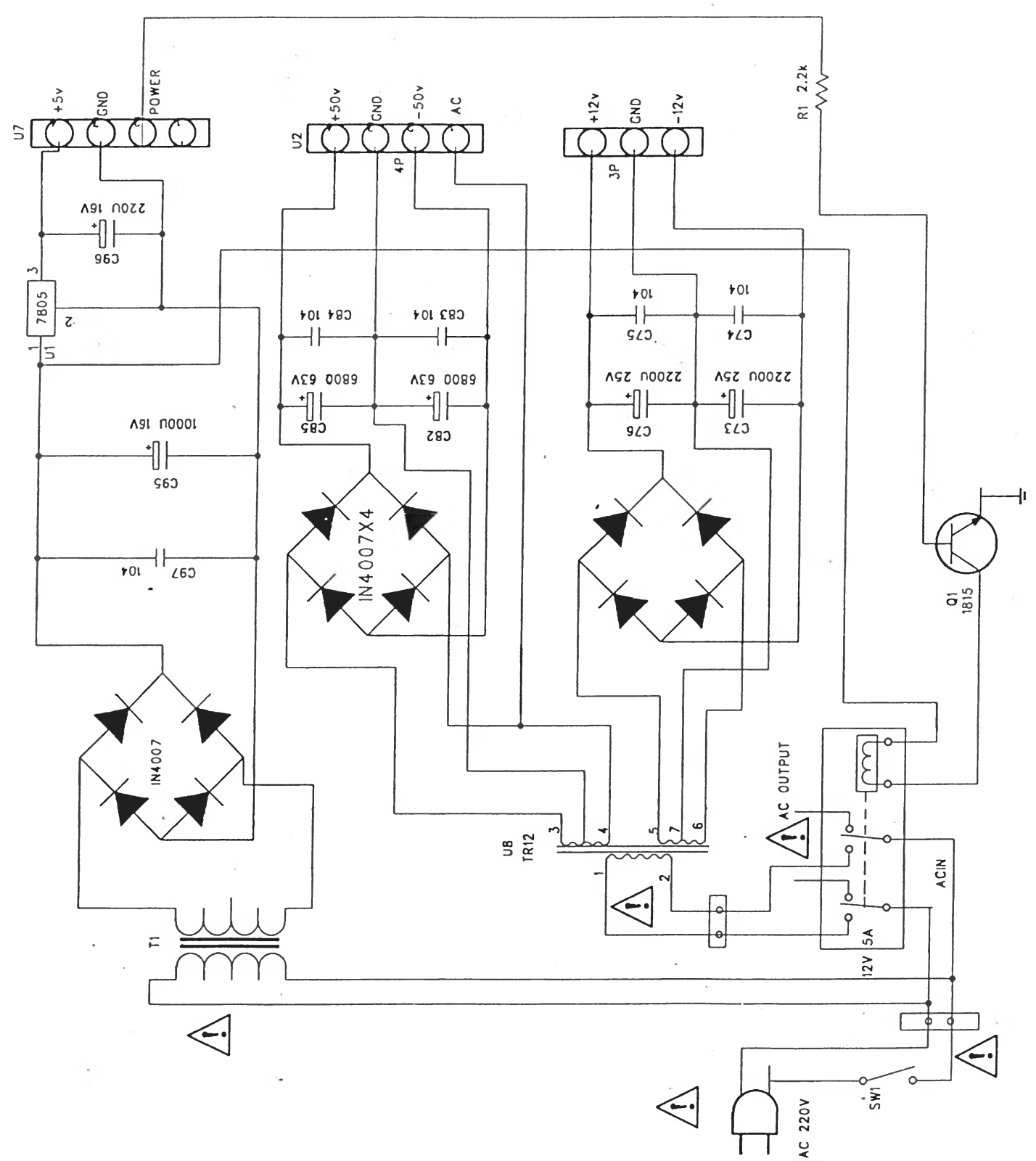 SVEN SPS-2000 SCHEMATIC