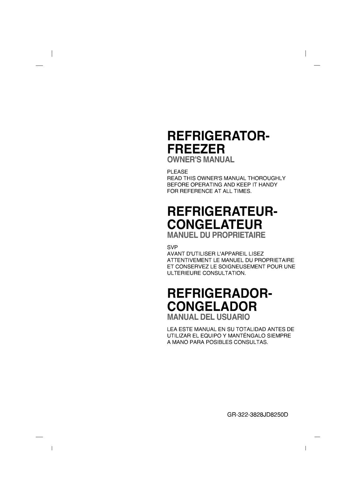 LG ER339, ER339GR-V User Manual