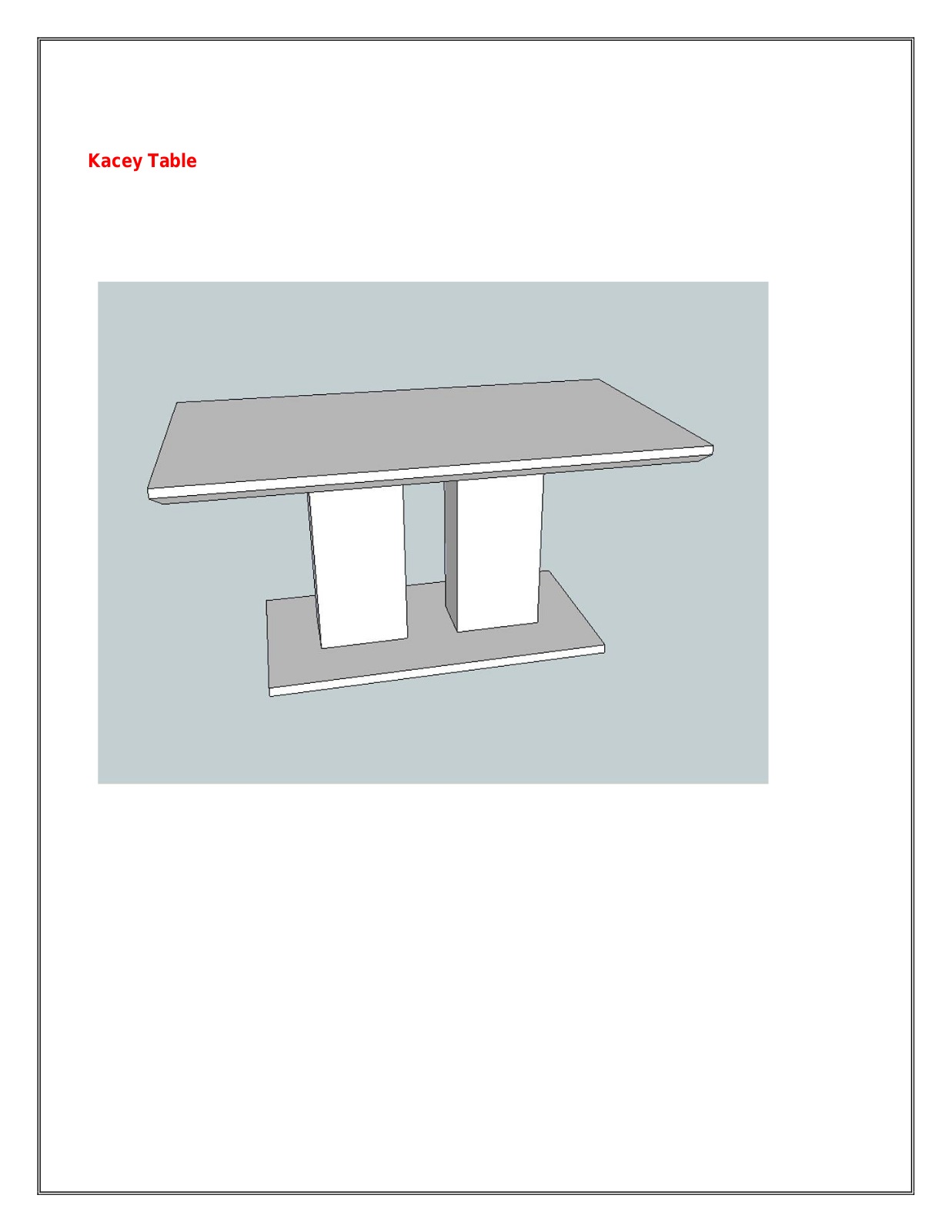 Home affaire Kacy Assembly instructions