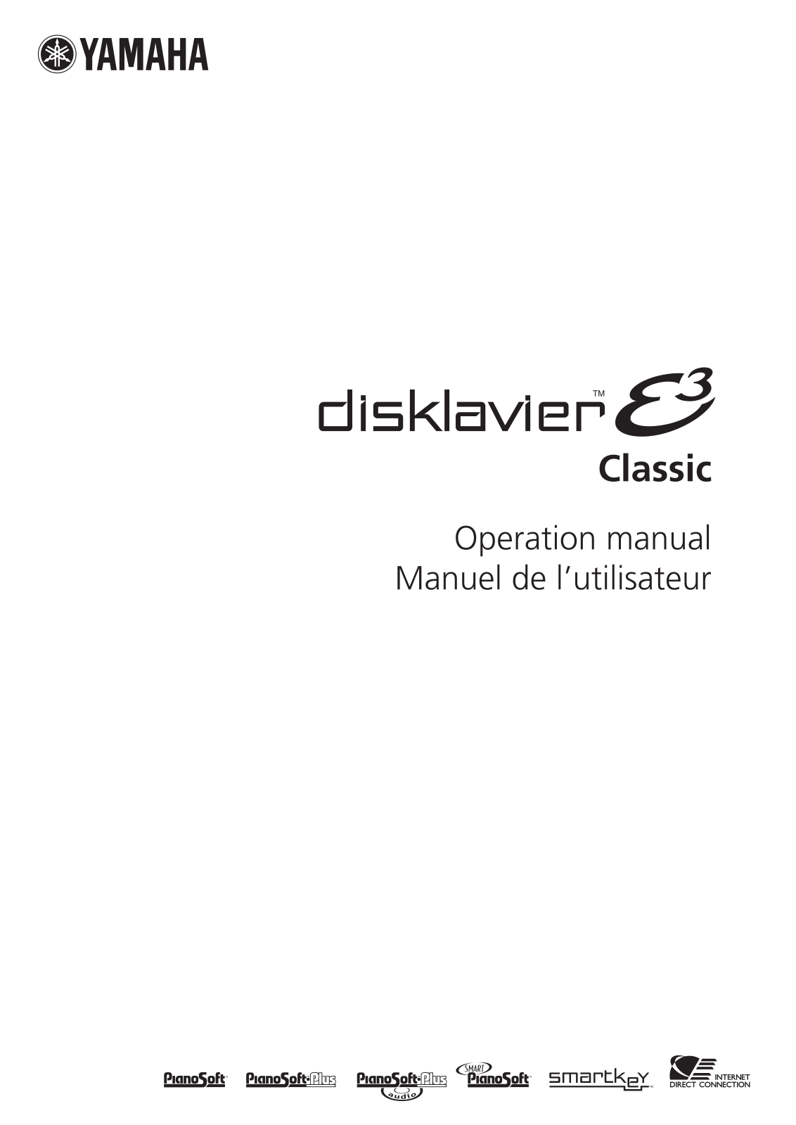 Yamaha DISKLAVIER E3 CLASSIC User Manual