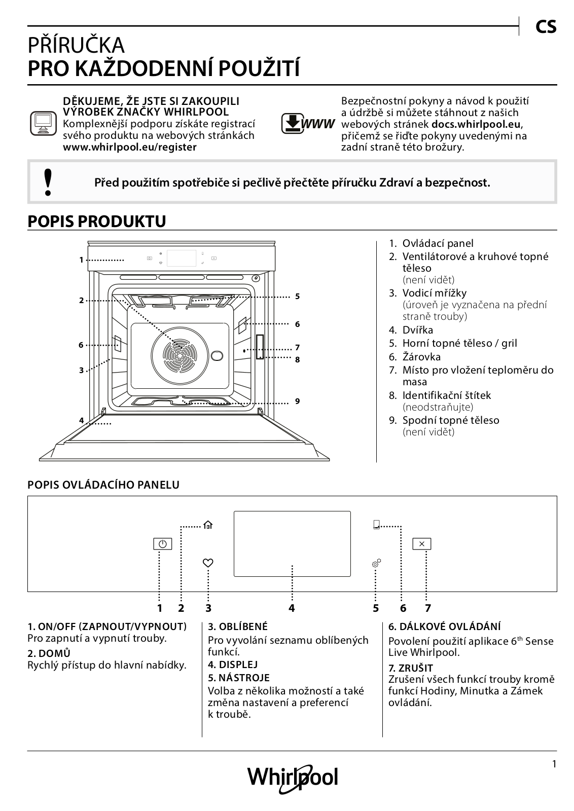 Whirlpool W Collection W11I OP1 4S2 H User Manual