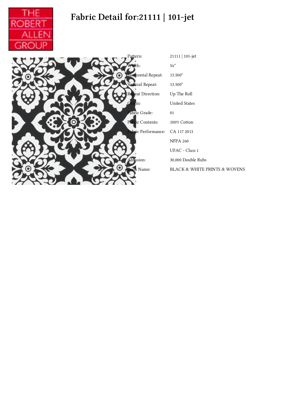Duralee CRAL6210 Specifications - ManualMachine.com