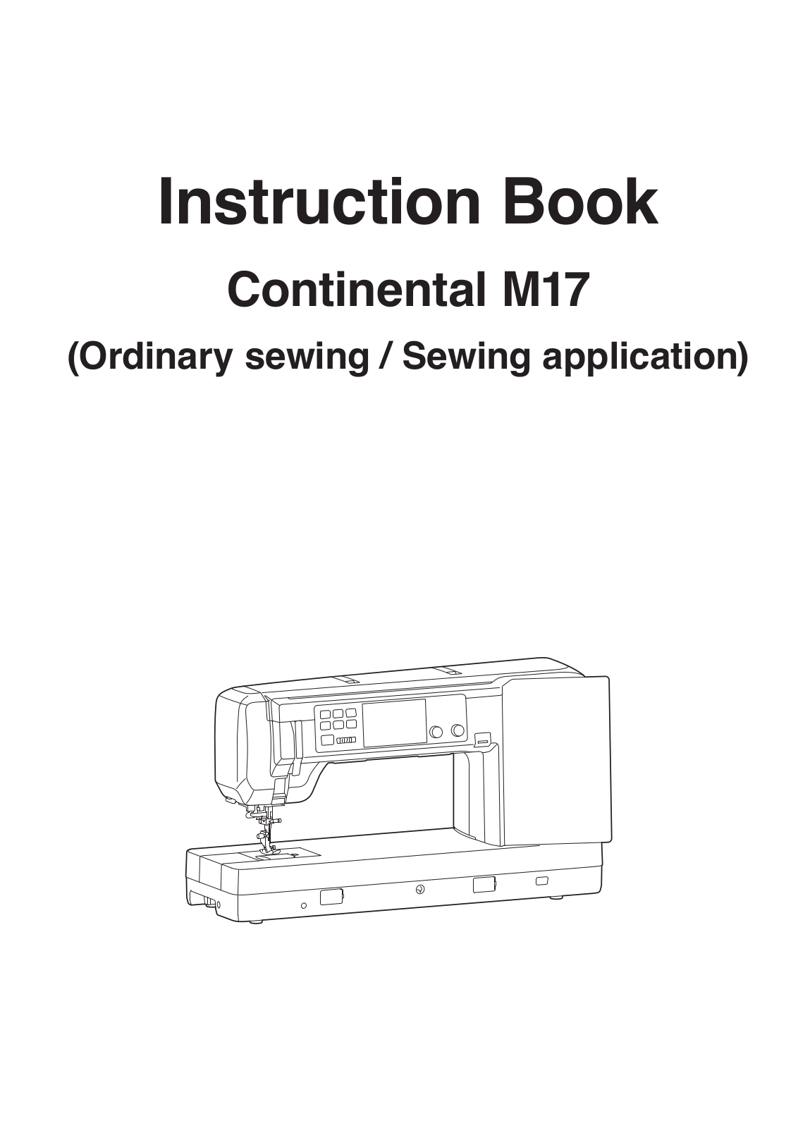 Janome Continental M17 User guide - ManualMachine.com