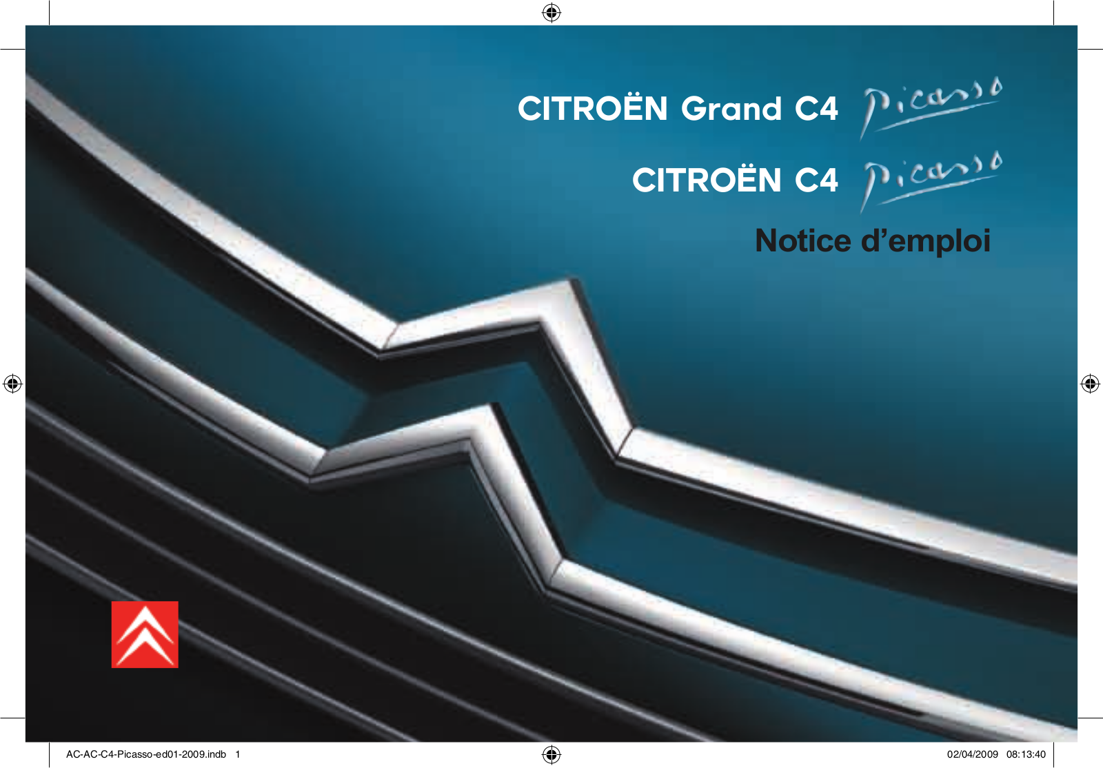 CITROEN GRAND C4 PICASSO 2009 User Manual