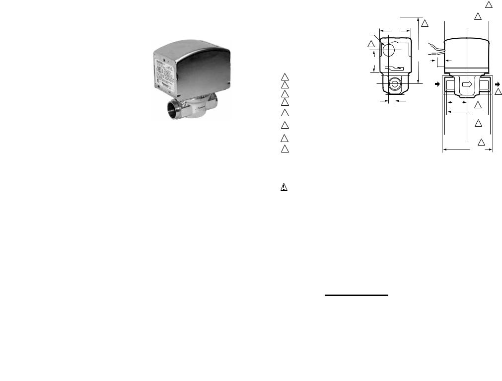 Honeywell V8043F, V4043, V8043A, V8043B, V8043E User Manual