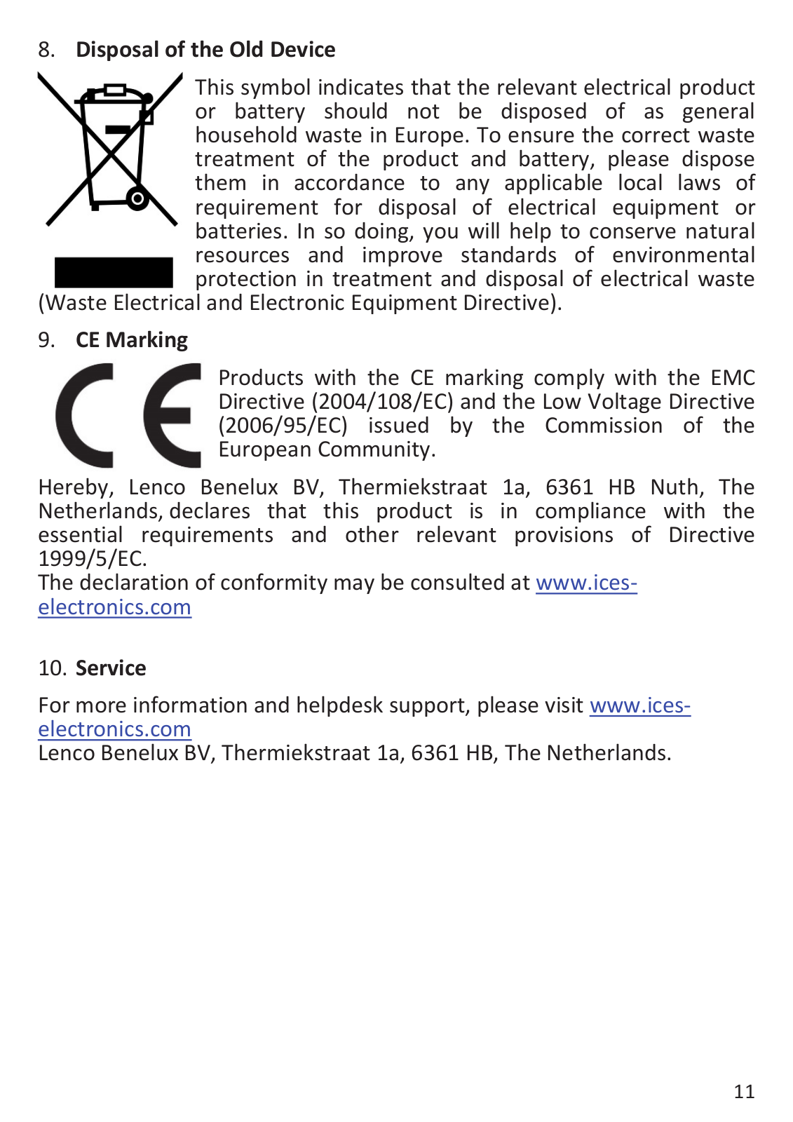 ICES IBTS-6 User Manual