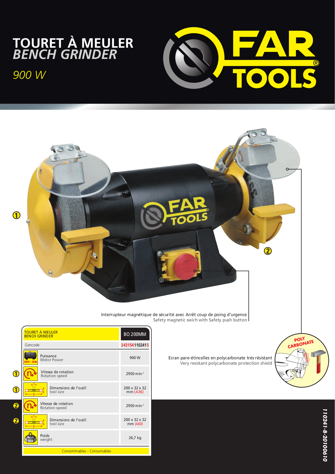 FARTOOLS BO200MM User Manual