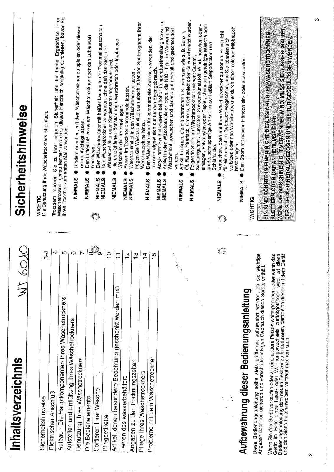 Bomann WT 6010 User Manual