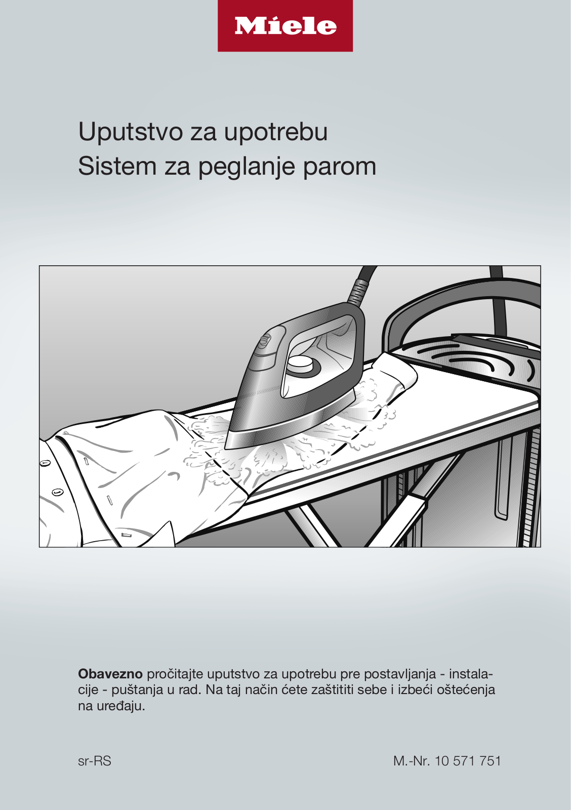 Miele B 3847 User manual