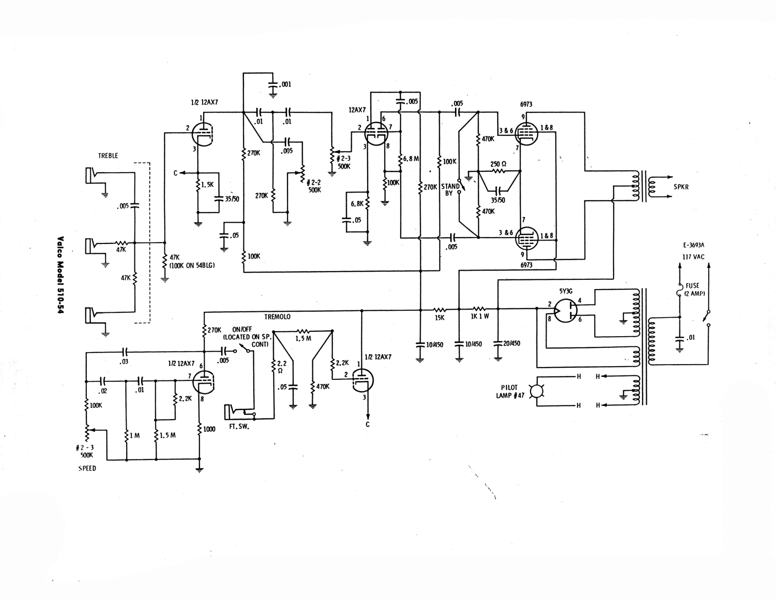 Valco 510 54 schematic