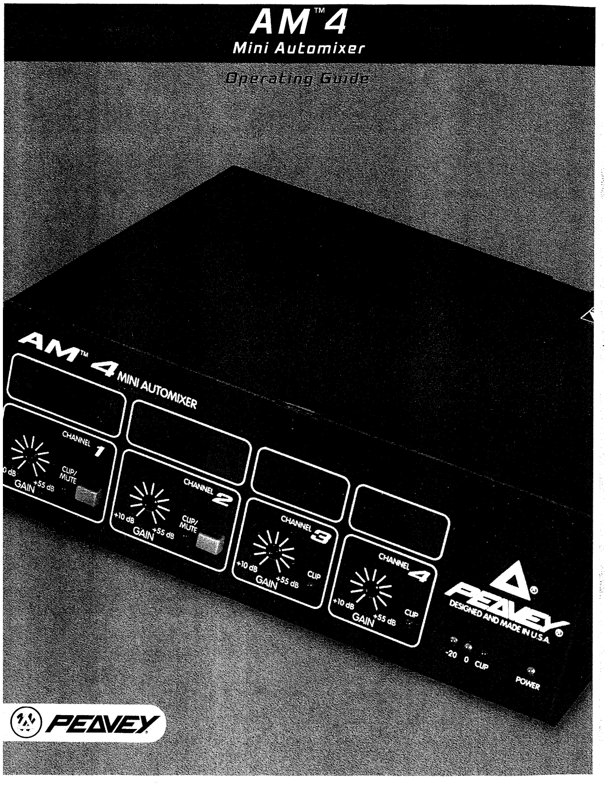 PEAVEY AM 4 User Manual