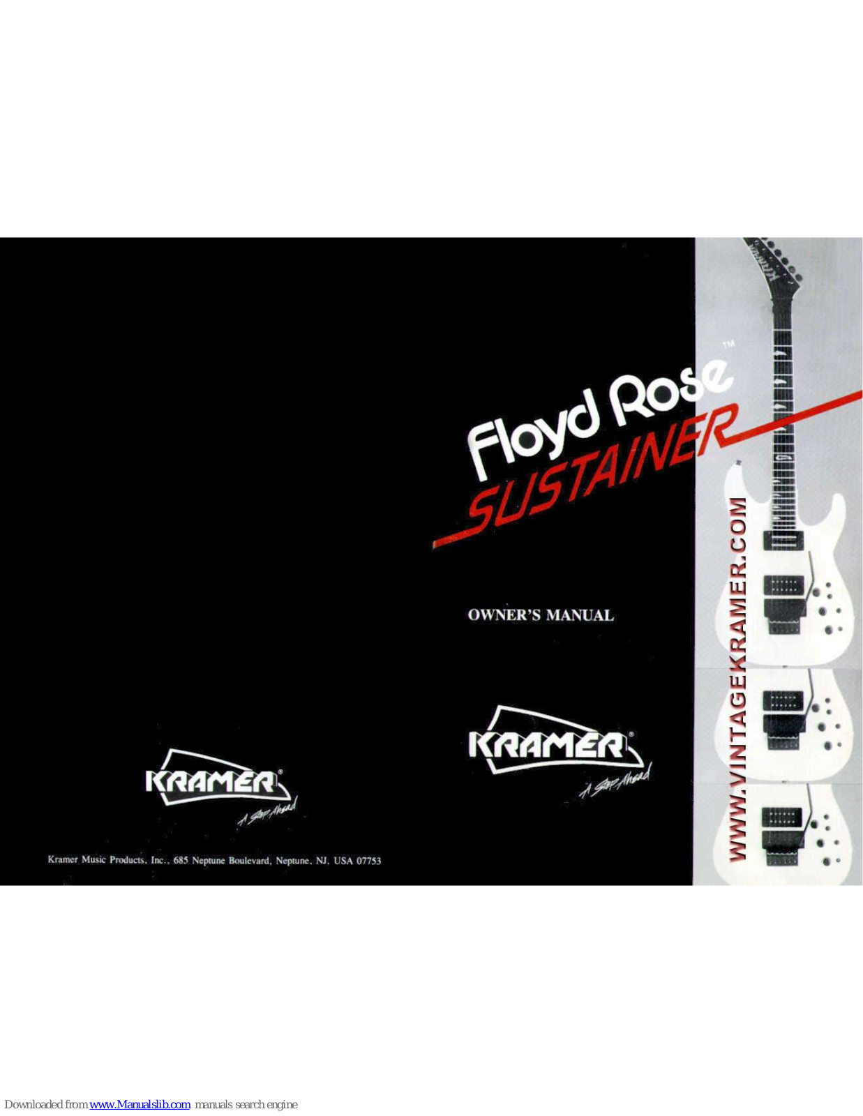 Kramer Floyd Rose Sustainer Owner's Manual