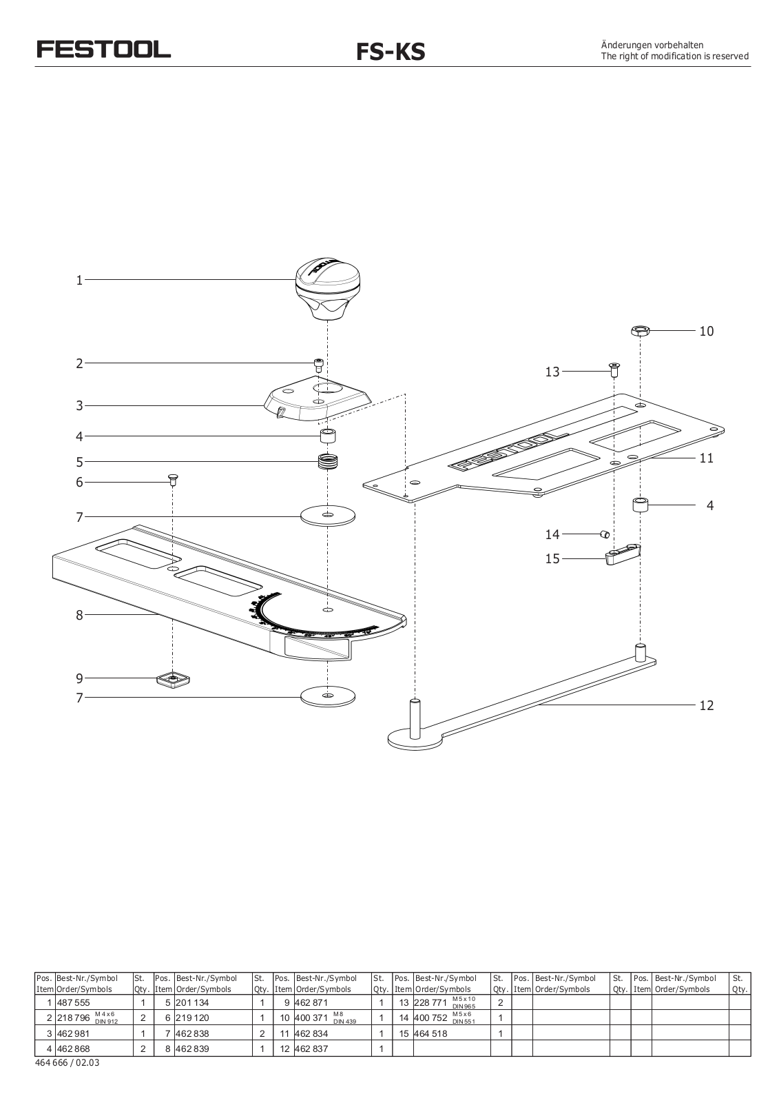 Festool FS-KS Instructions Manual