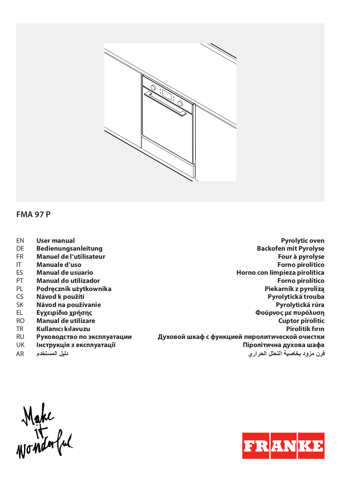 FRANKE FMA 97 P User guide - ManualMachine.com