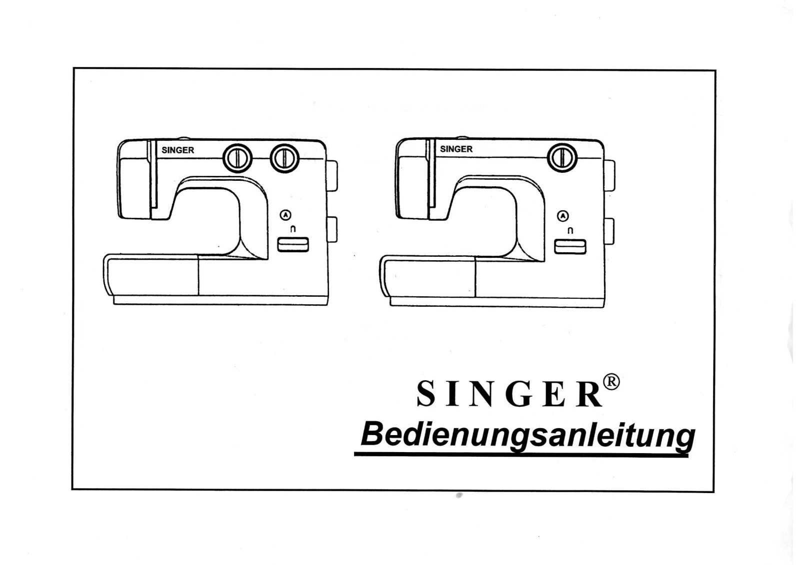 Singer 1100 User Manual