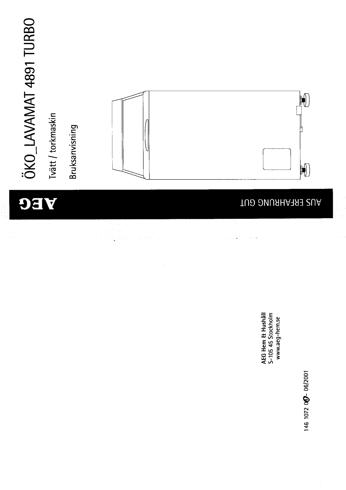 AEG LAV4891T User Manual