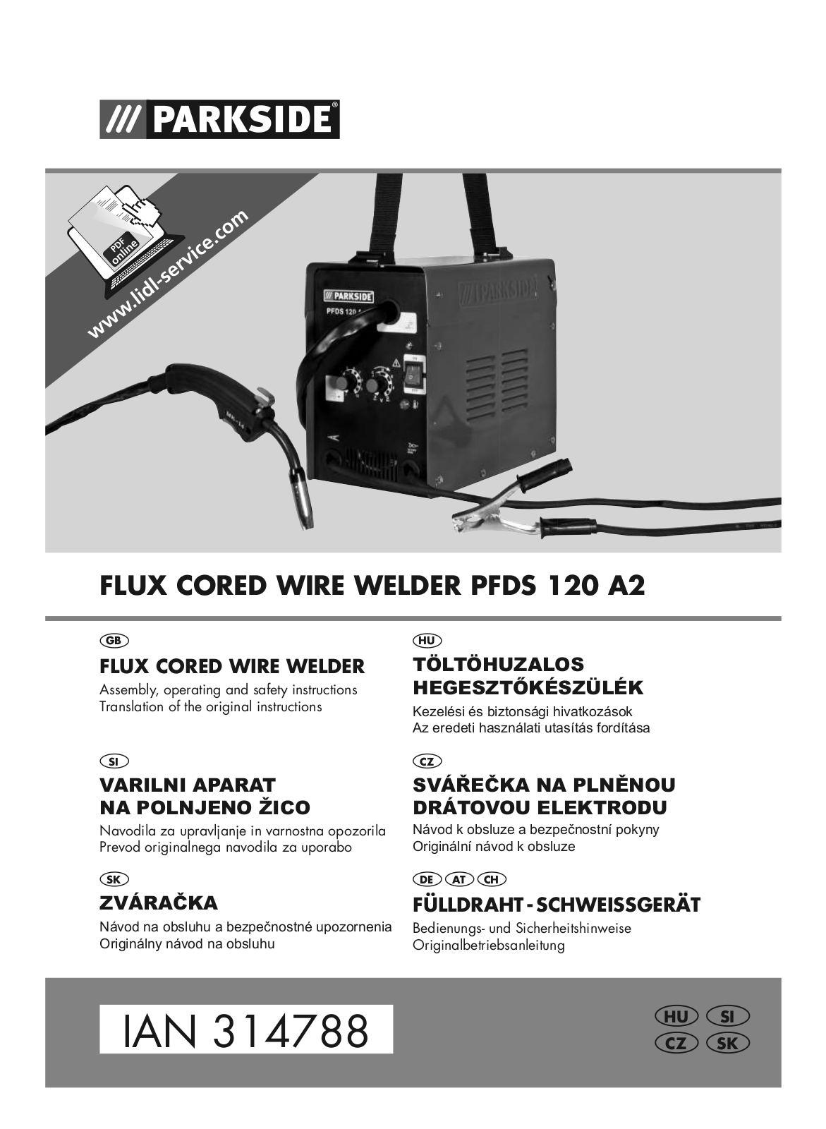 Parkside PFDS 120 A2 Assembly  Manual