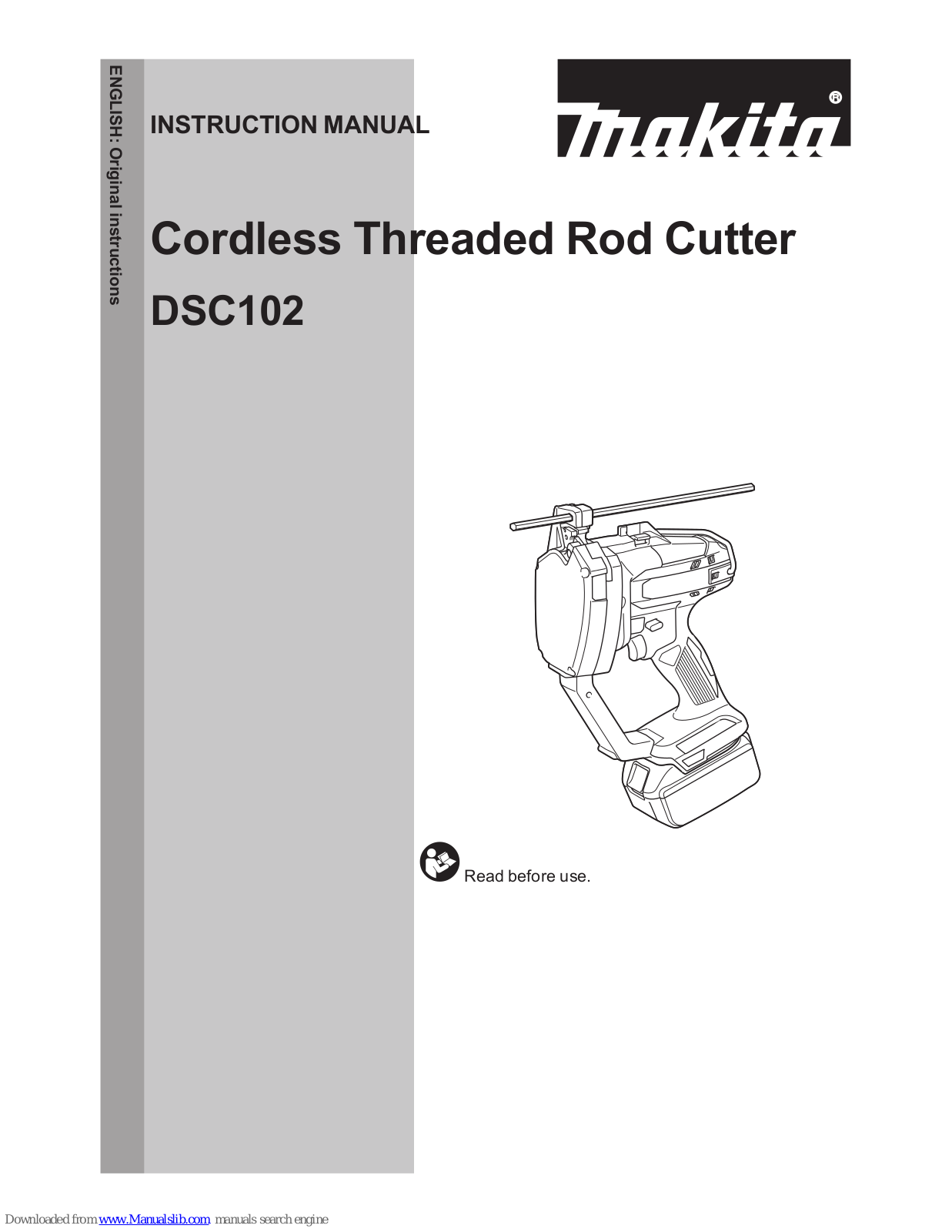 Makita DSC102 Instruction Manual