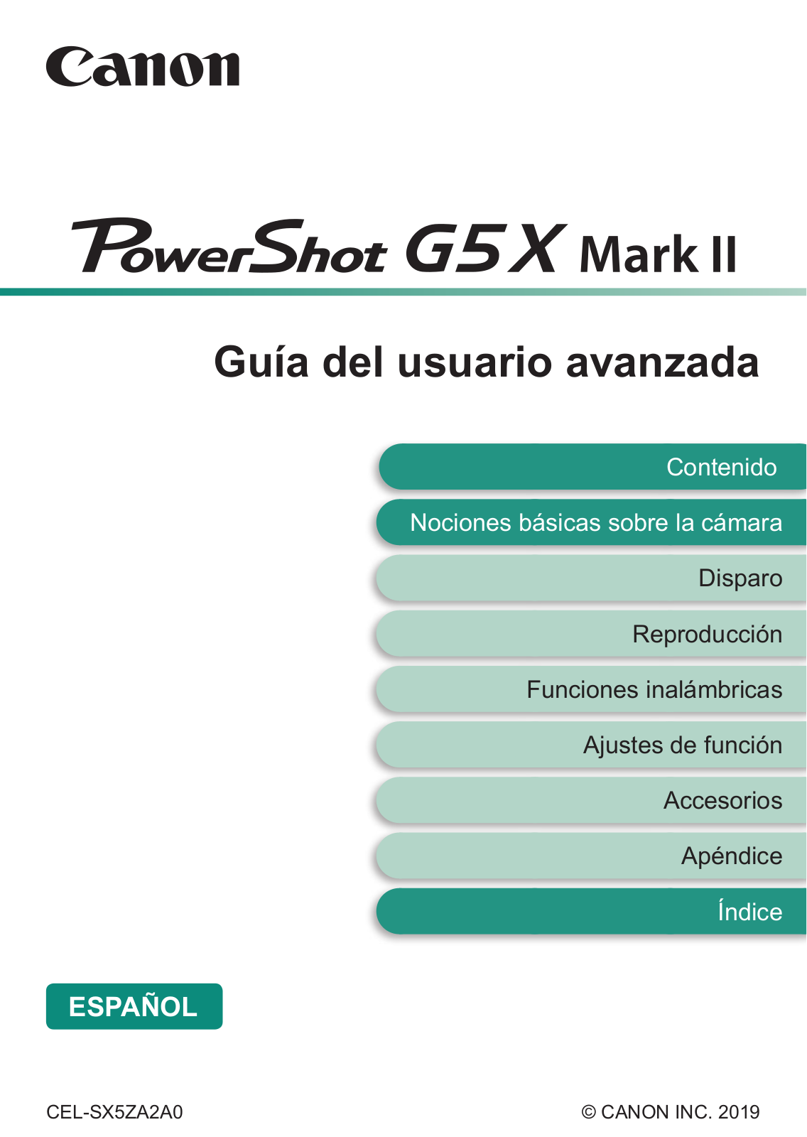 Canon G5 X Mark II User Manual