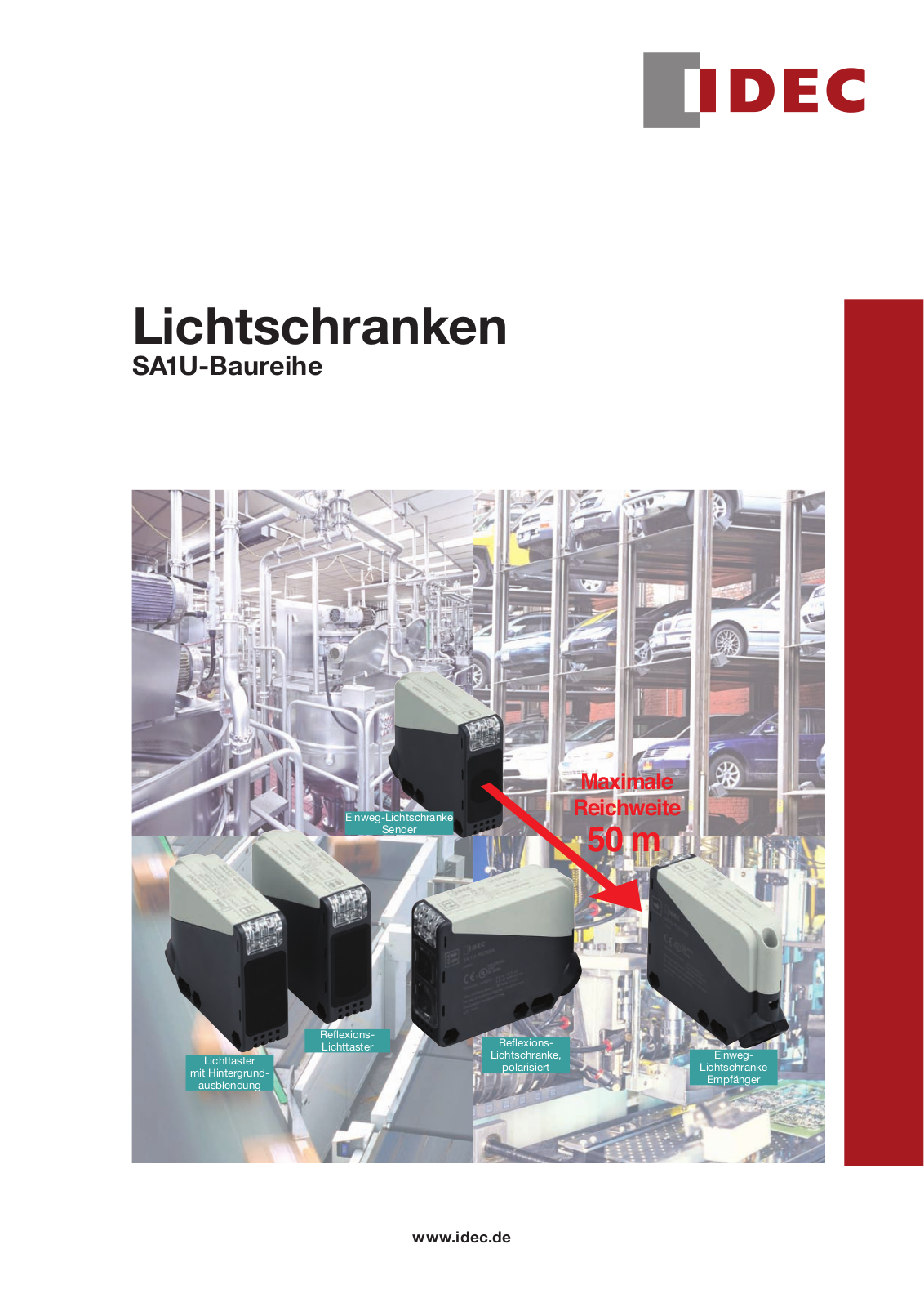 Idec SA1U-T50M, SA1U-T50MT, SA1U-T50MW, SA1U-T50MWT, SA1U-P07M User guide