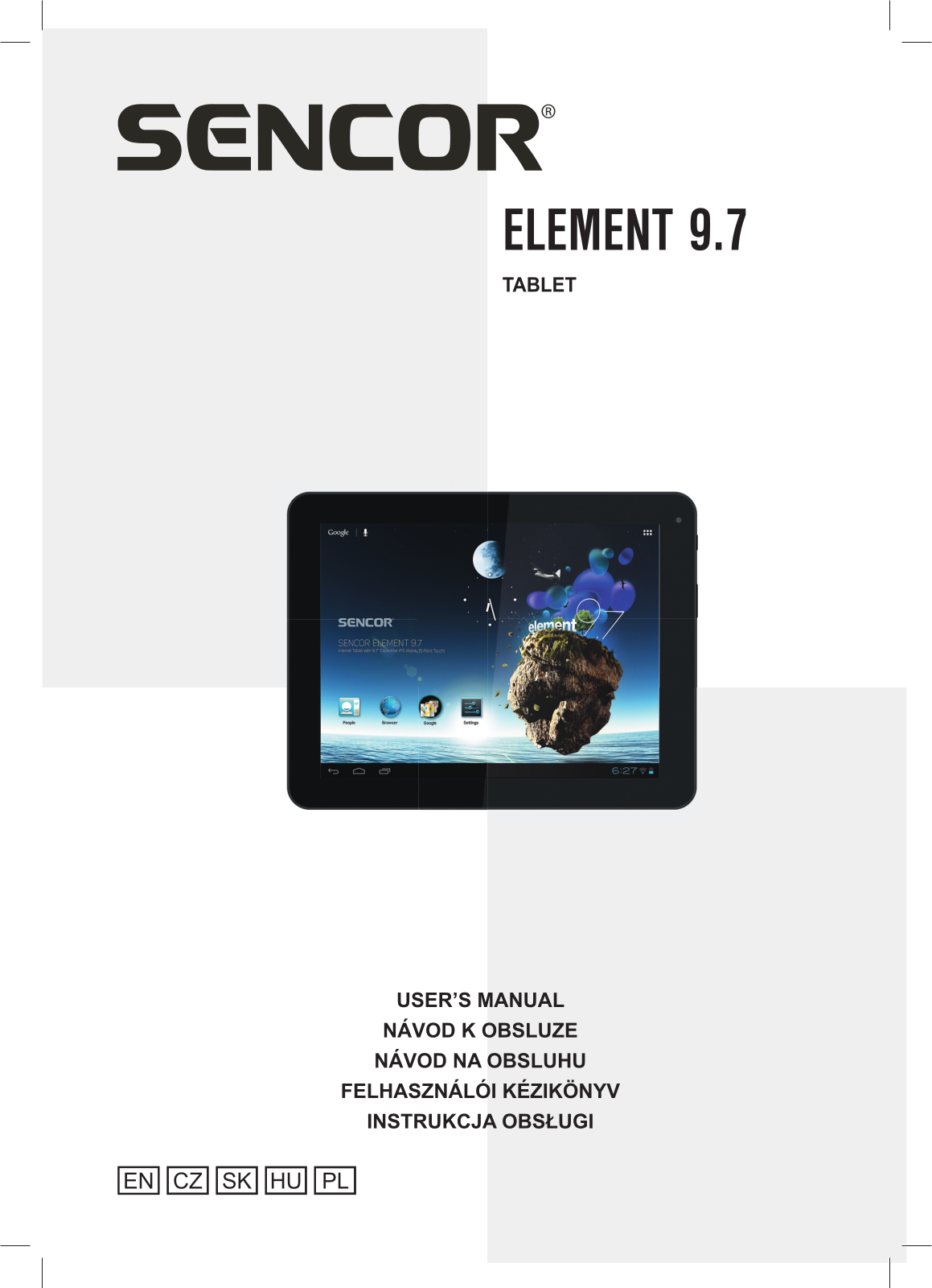 Sencor ELEMENT 9.7 User Manual