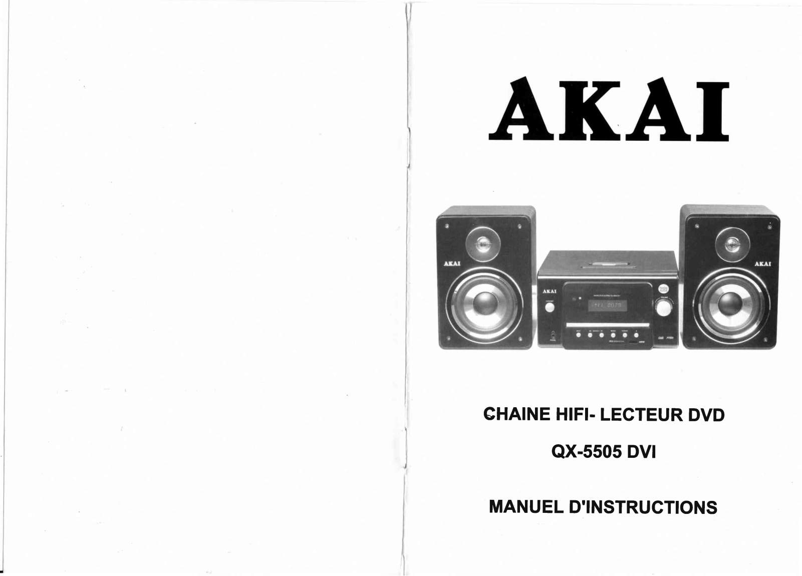 Akaï QX-5505DVI User Manual - ManualMachine.com