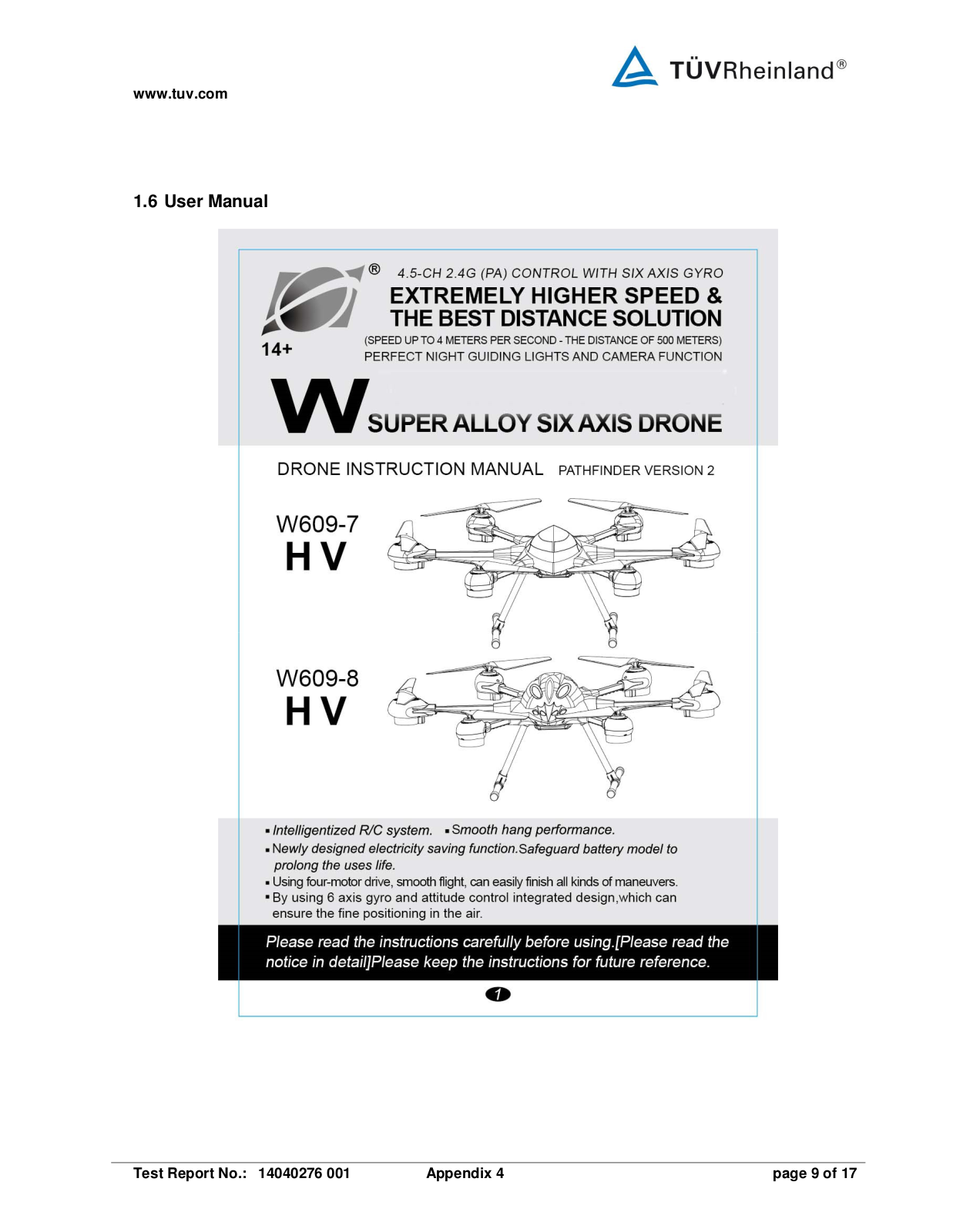 SHANTOU 60981000002 Users manual