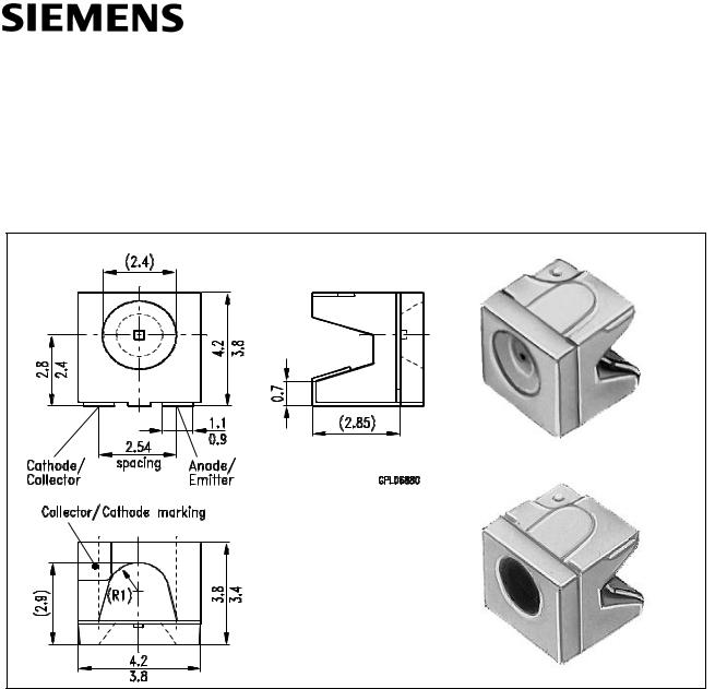 Siemens SFH325, SFH325-3, SFH325-4, SFH325FA, SFH325FA-3 Datasheet