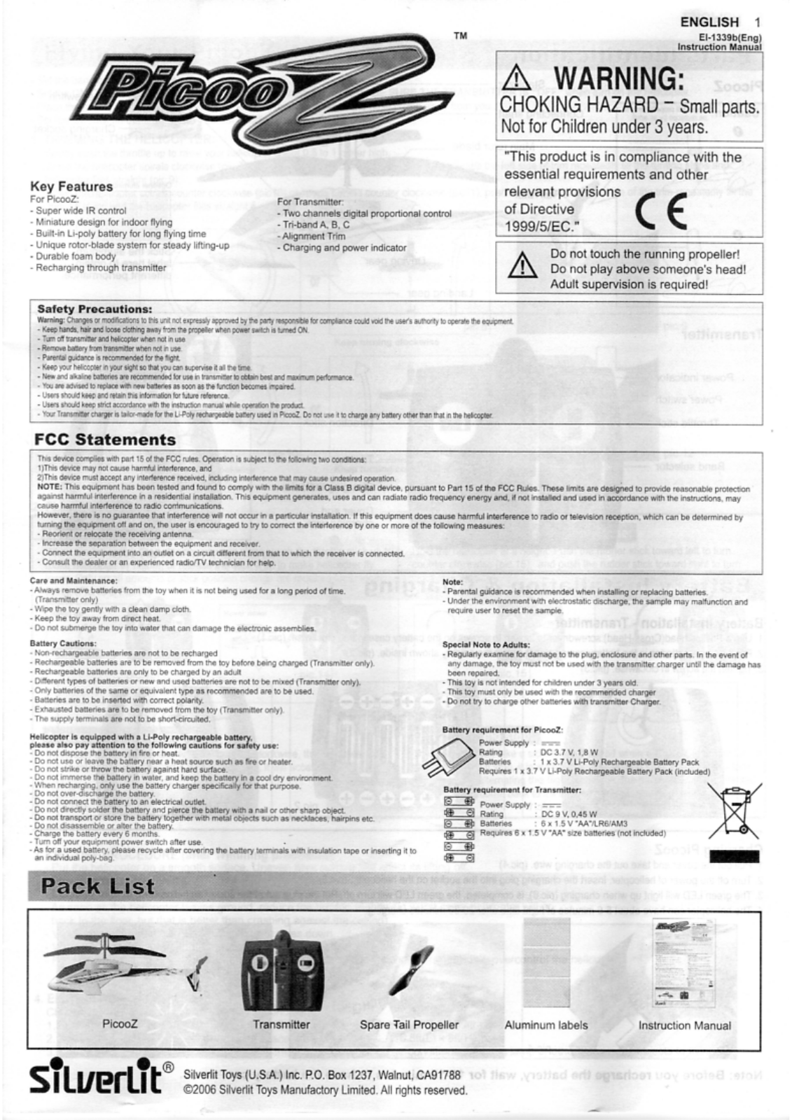 Silverlit PICOOZ User Manual - ManualMachine.com