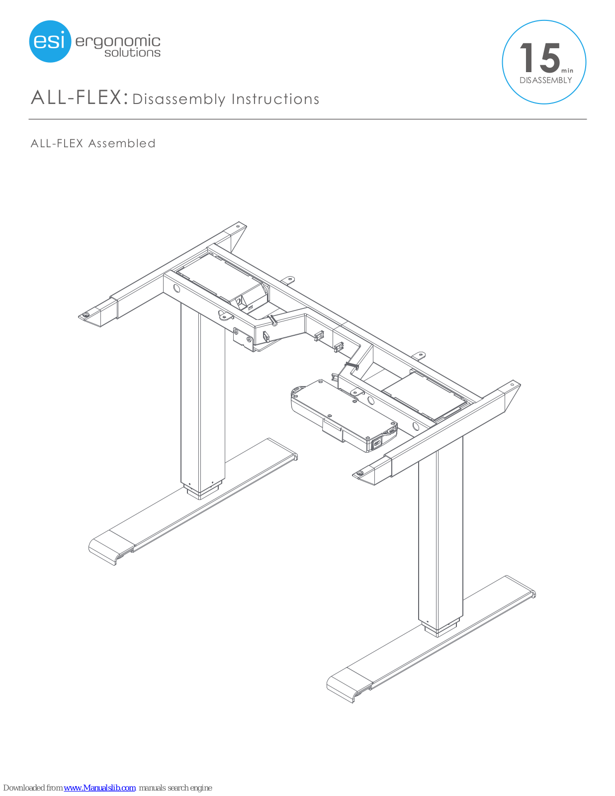 ESI ALL-FLEX Disassembly Instructions Manual