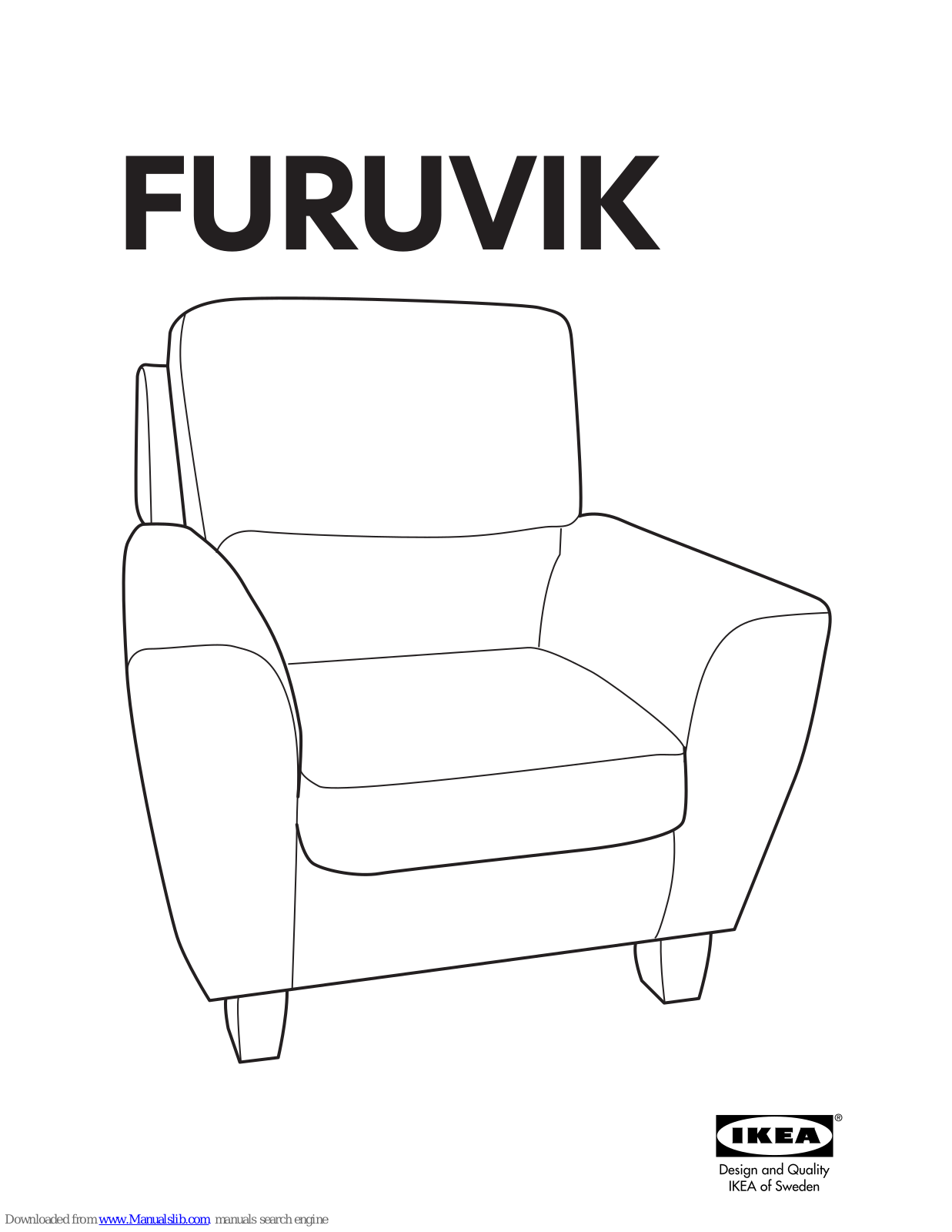 IKEA FURUVIK RECLINER, FURUVIK Instructions Manual