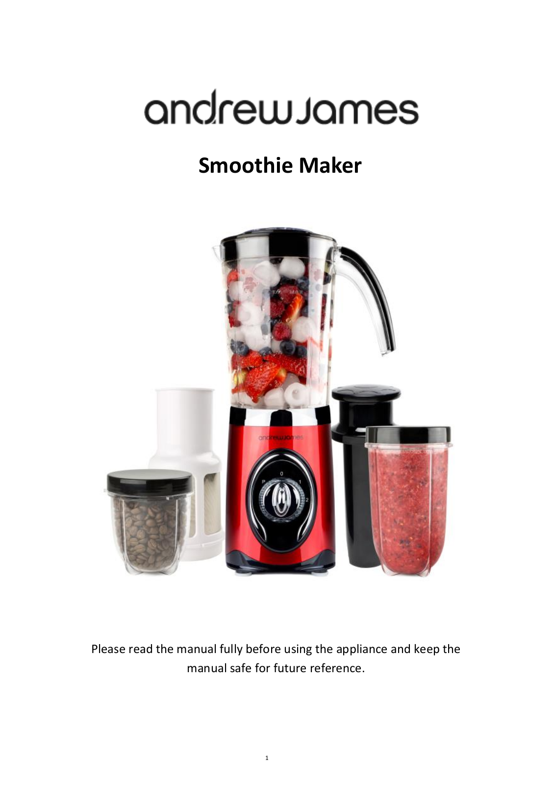 Andrew James Smoothie Maker User Manual