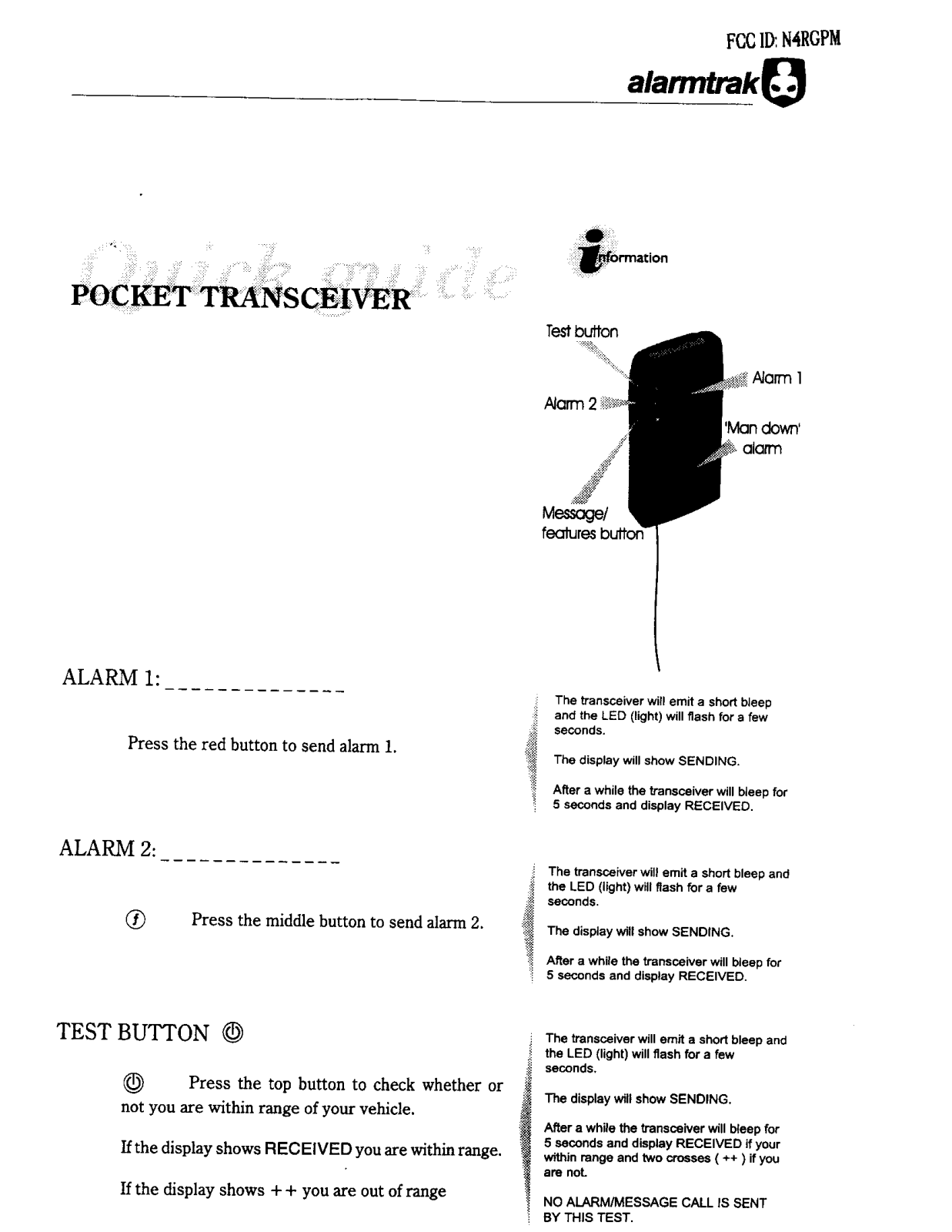 Blick Communications GPM User Manual - ManualMachine.com