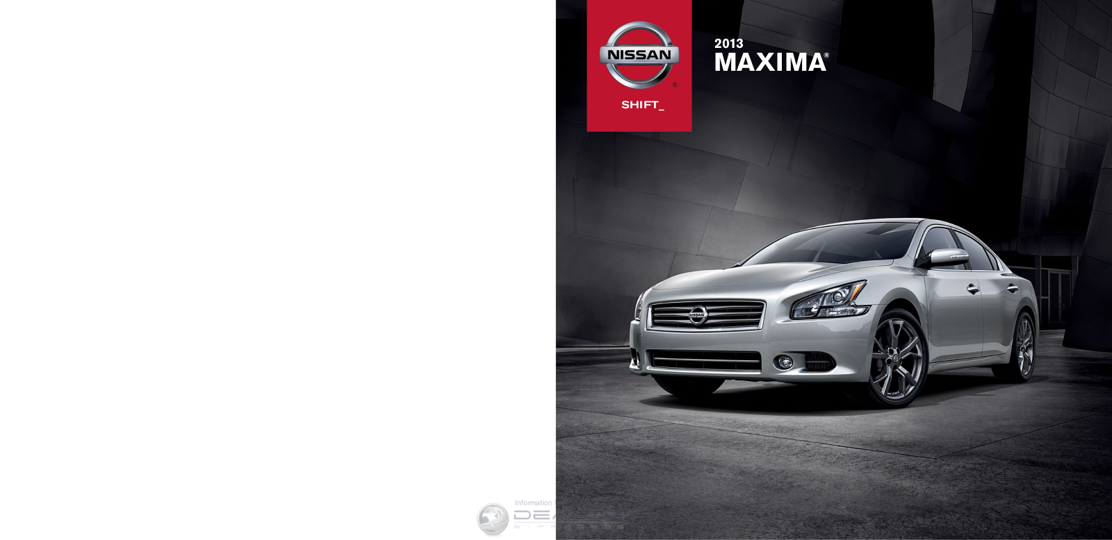 Nissan Maxima 2013 Owner's Manual