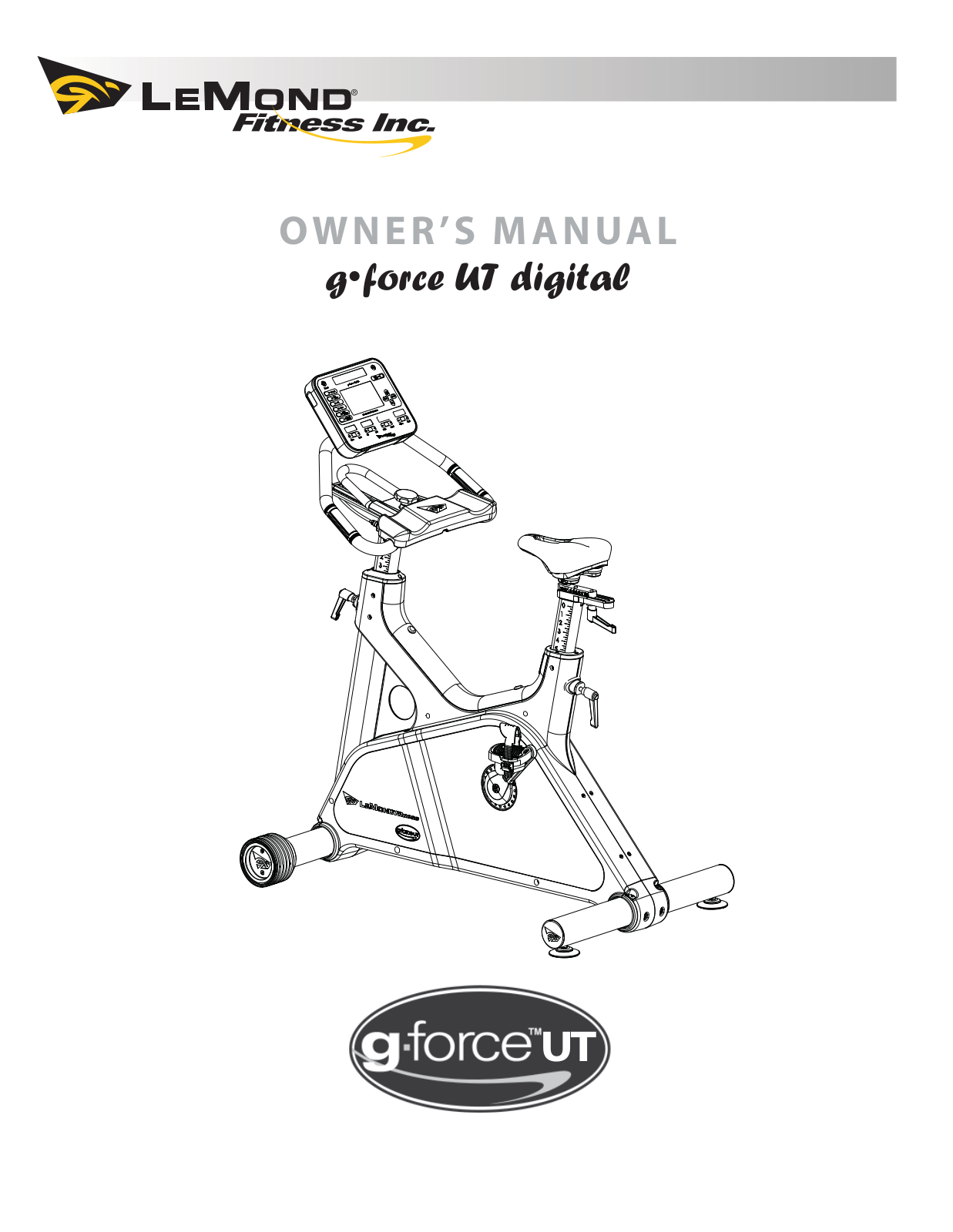 LeMond G-FORCE UT User Manual