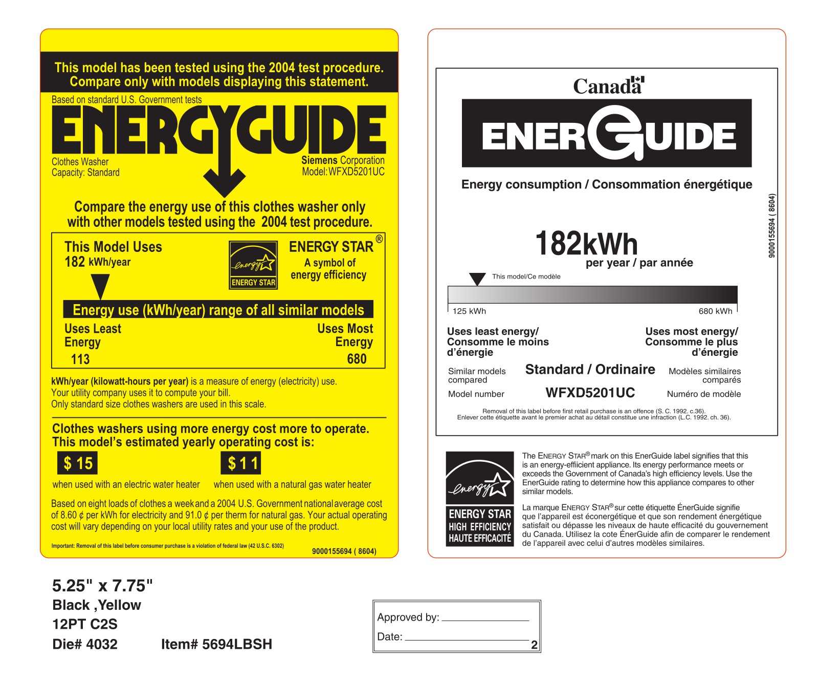 Siemens WFXD5201UC User Guide