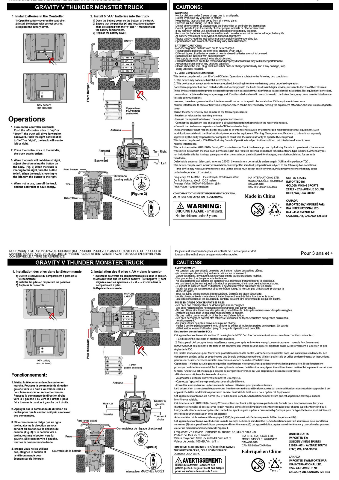 SHANTOU 482015002 854 User Manual