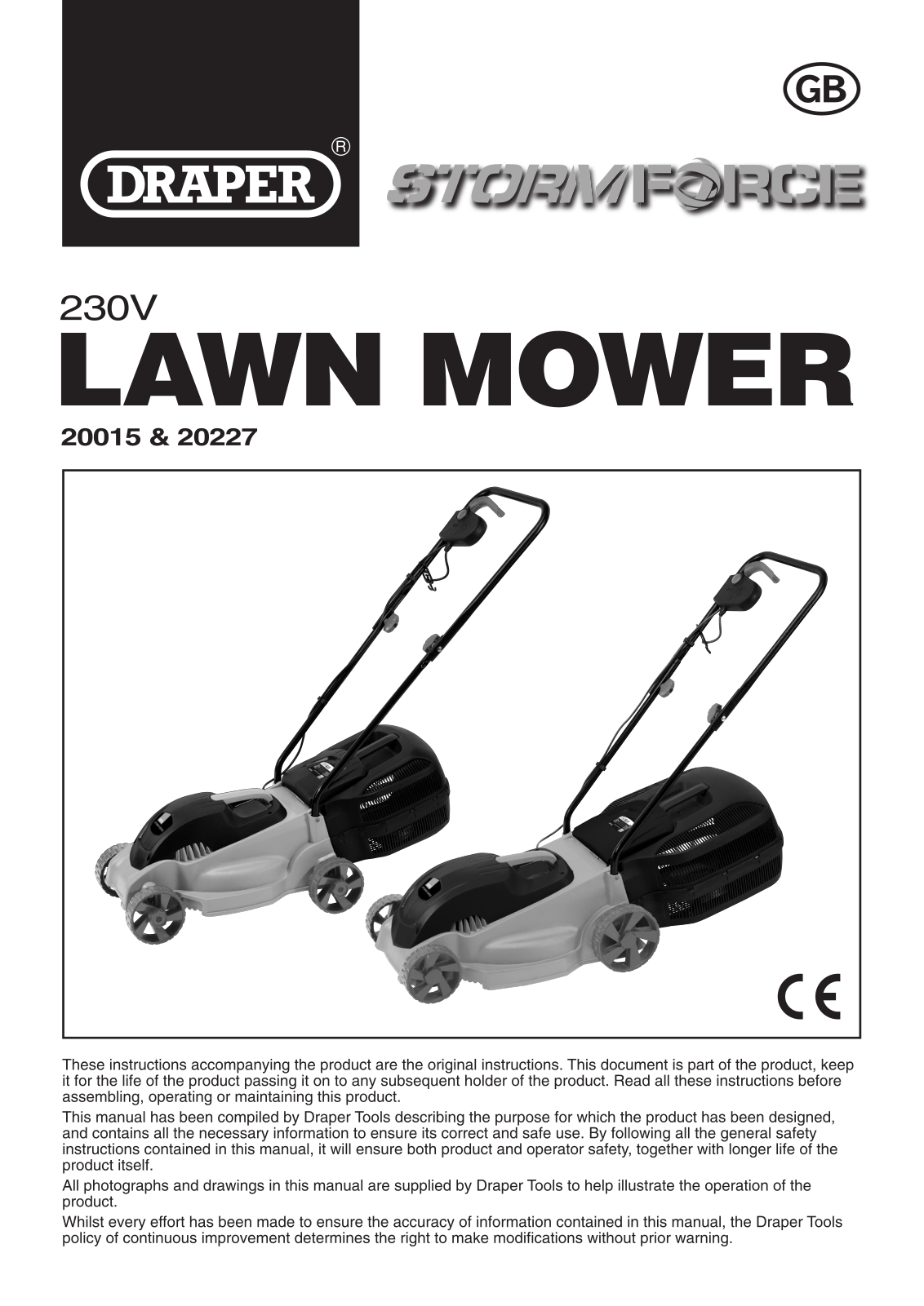Draper Tools 20227 Instructions - ManualMachine.com