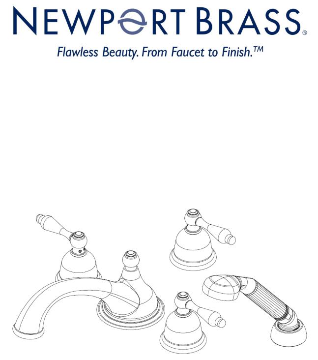 Newport Brass 1-503, 3-917, 3-1037, 3-1407, 3-1207 Installation Manual