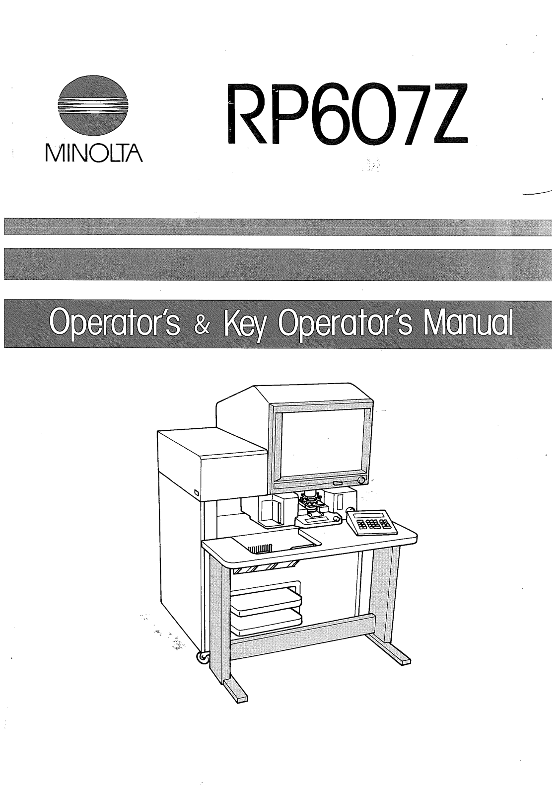 Konica Minolta RP607Z User Manual