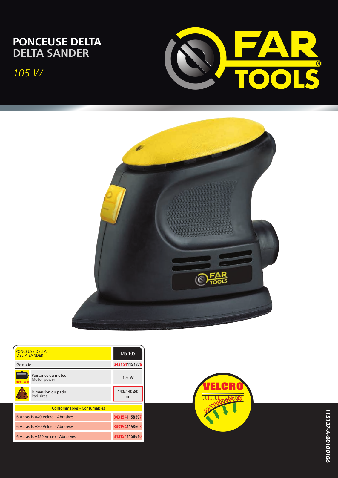 FARTOOLS MS 105 User Manual