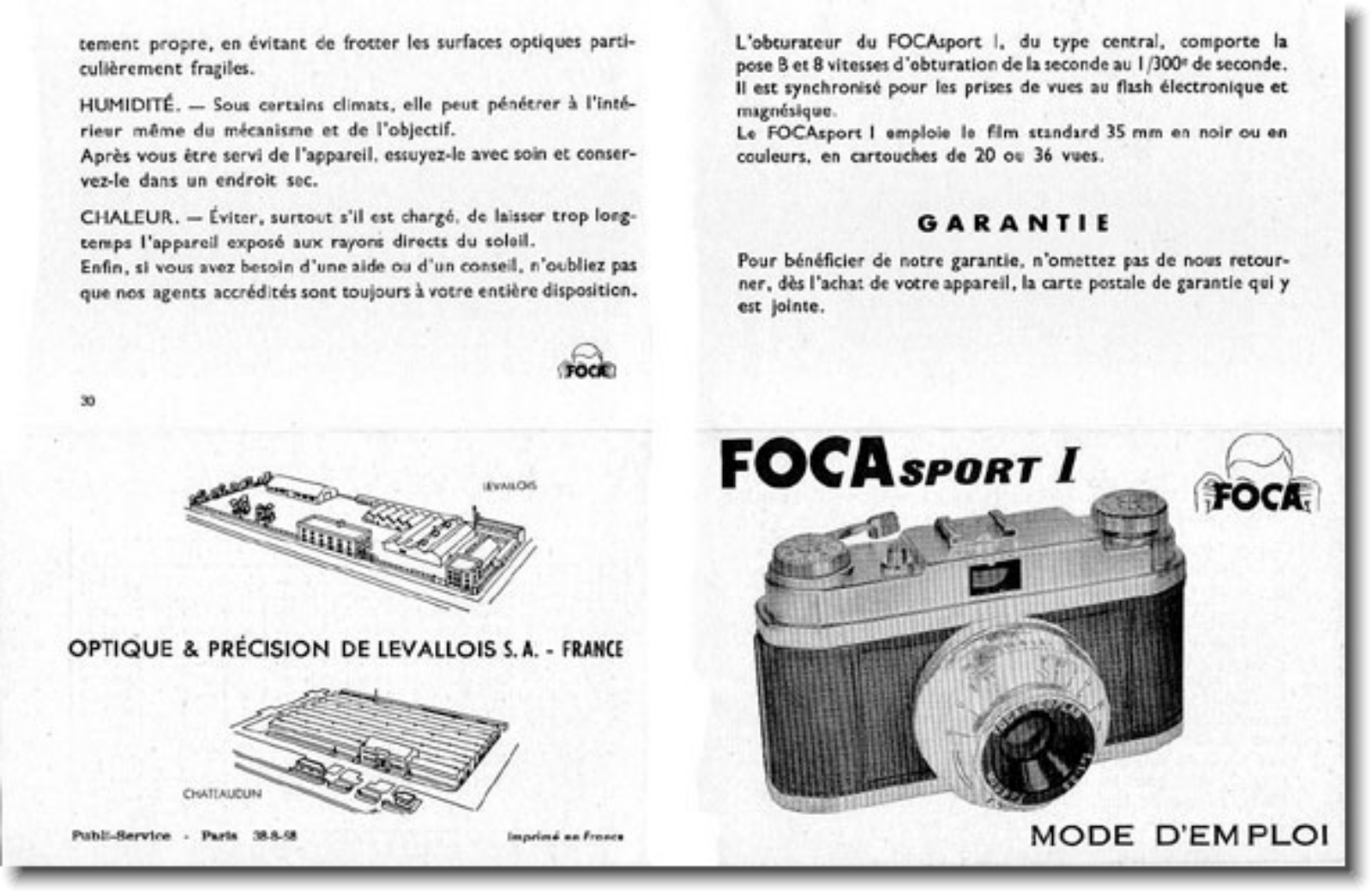 FOCA FocaSport I Instruction Manual