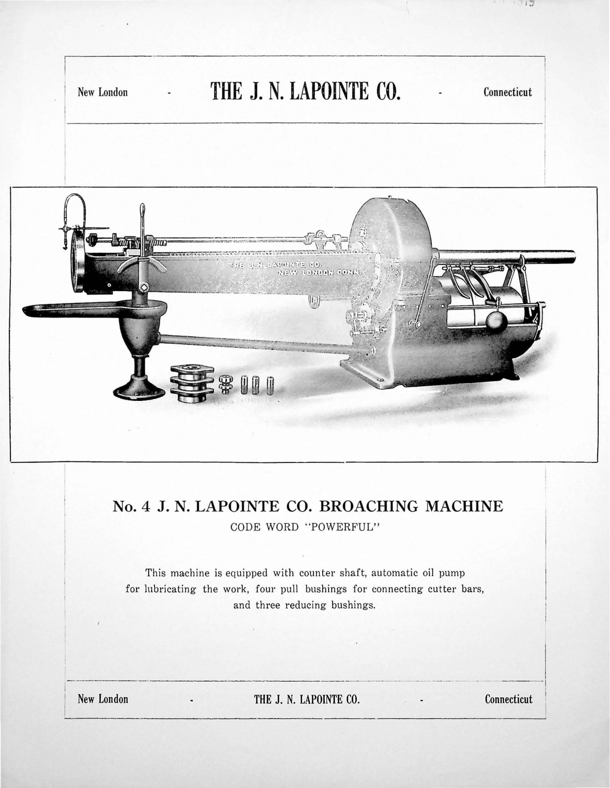 LaPointe Machine Tool No.4 Broaching Machine Other - ManualMachine.com