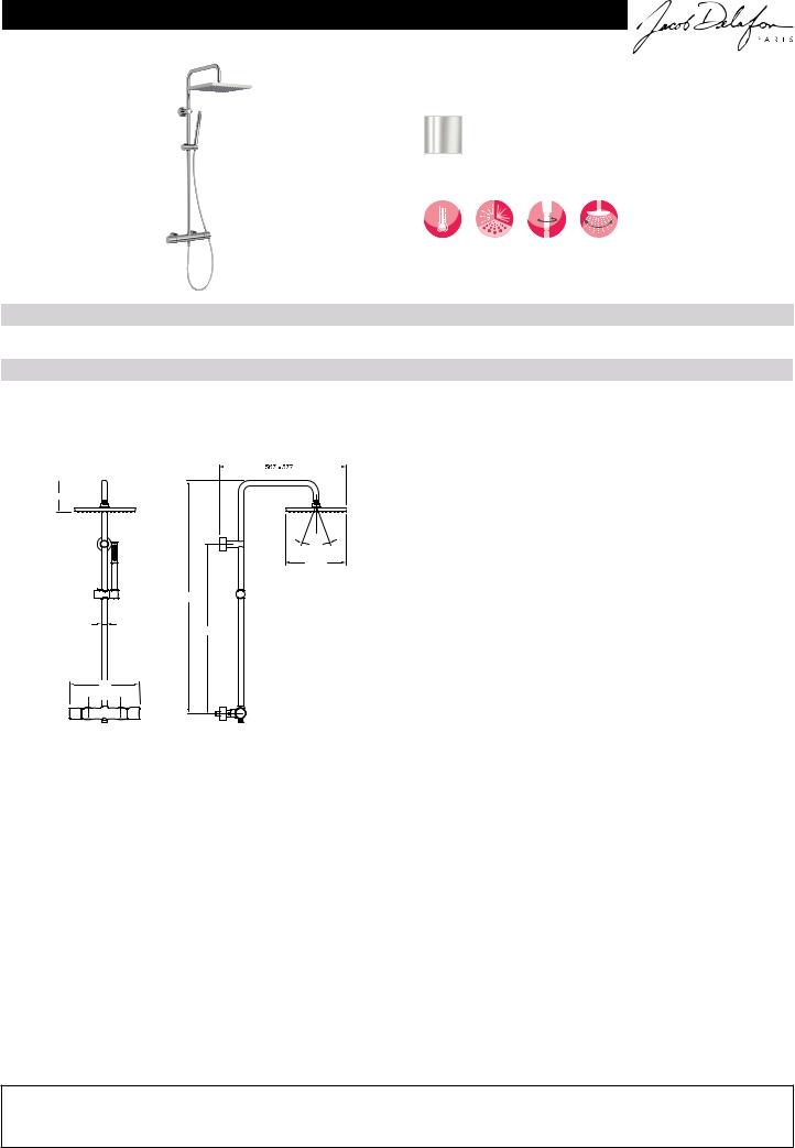 Jacob Delafon BRIGITTE E32850-CP User guide