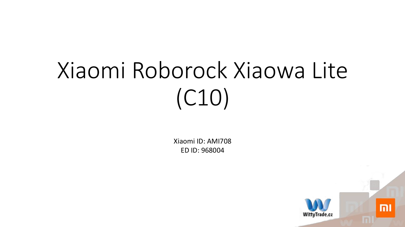 Xiaomi Roborock Xiaowa Lite Product sheet