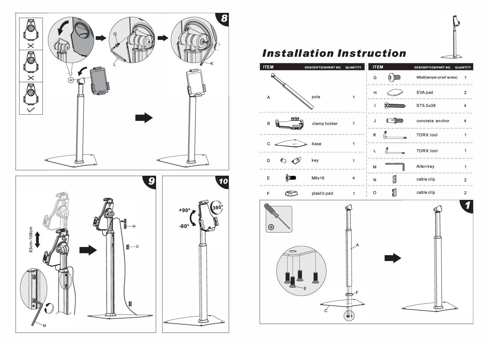 Mount-it NNCB1141 Installation & Assembly - ManualMachine.com