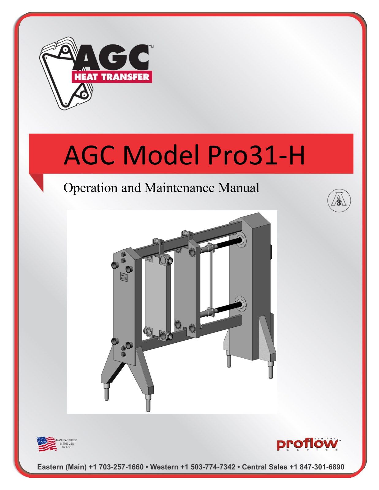 AGC Pro31-H Operation and Maintenance Manual