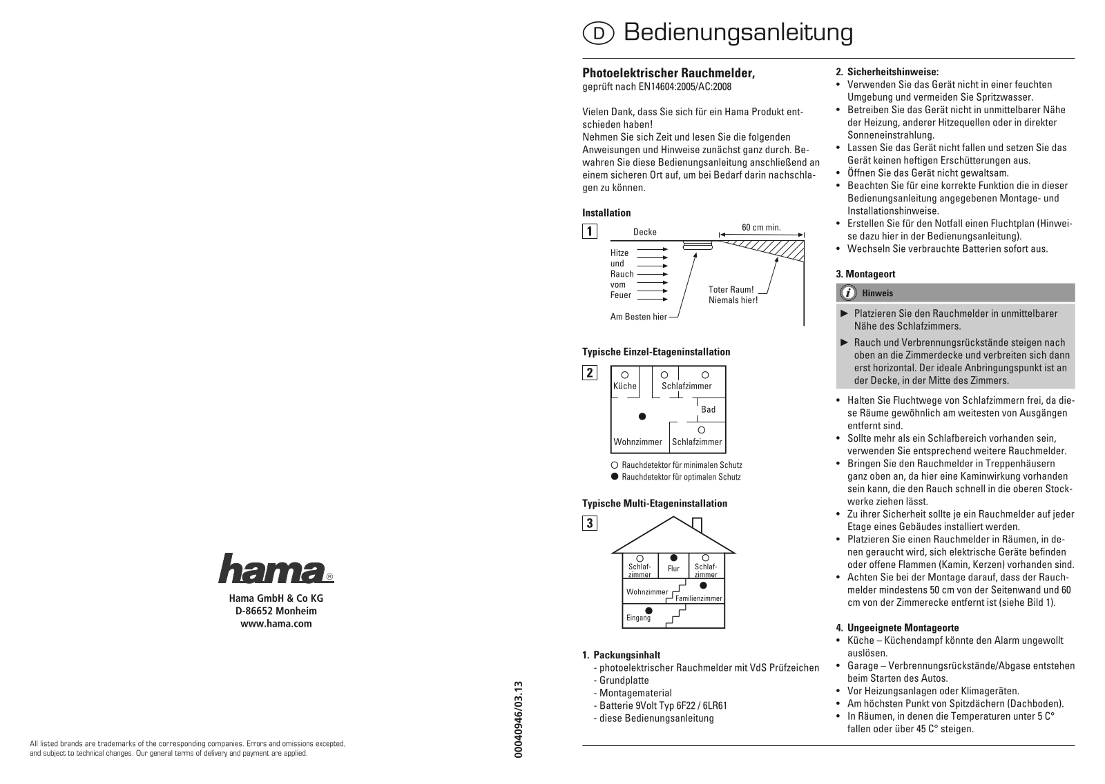 Hama SD-131HS Service Manual