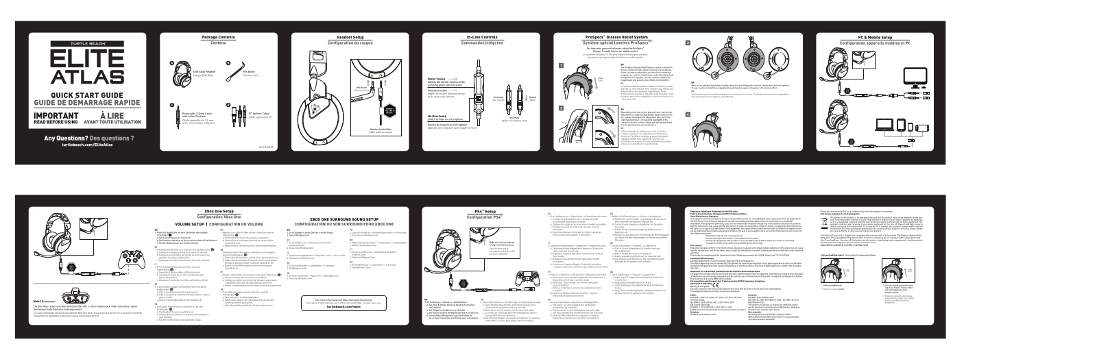 Turtle Beach Elite Atlas Instruction manual